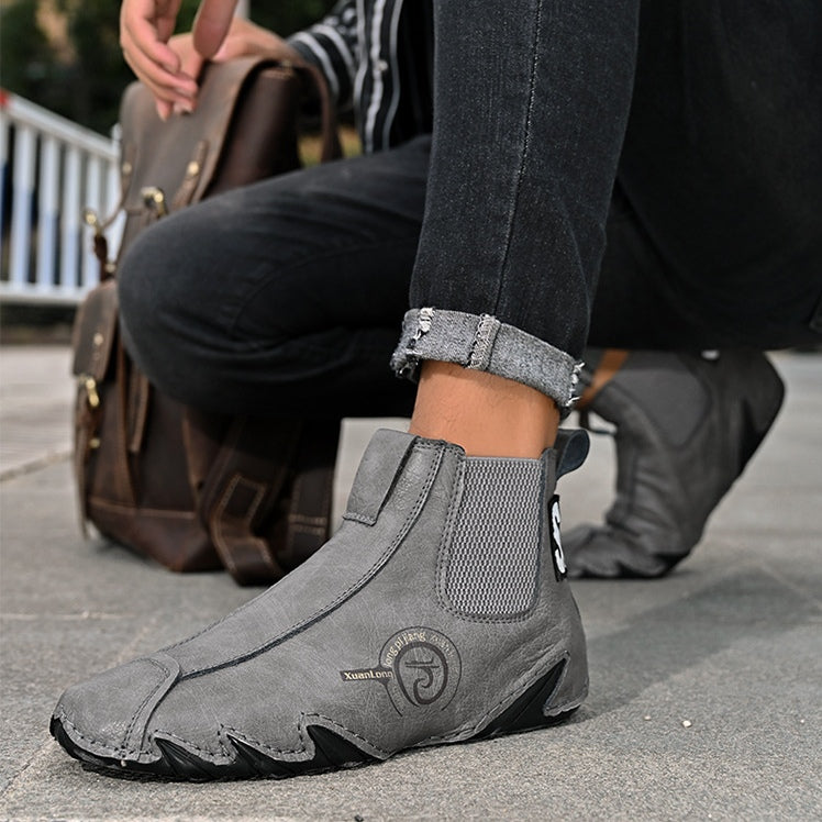 Casual Chelsea Leather Boots