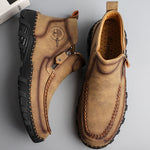 Leisure Hand Stitching Cowhide Boots