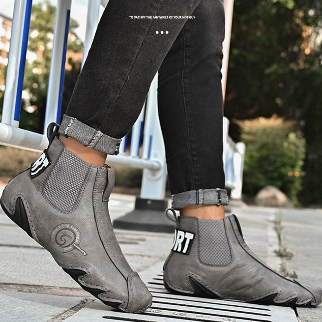 Casual Chelsea Leather Boots