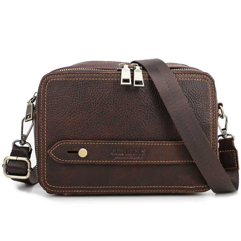 Cowhide Leather Shoulder Bag Clutch Bag