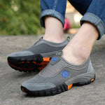 Men Large Size Breathable Mesh Slip On Loafers Outdoor Casual Sneakers
