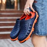 Mens Hollow Out Summer Slip On Sandals Beach Shoes