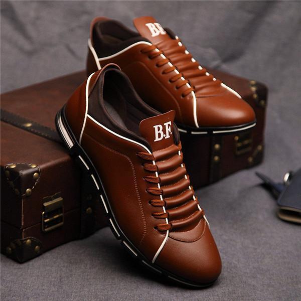Large Size Casual Fashion Leather Shoes