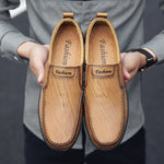 Men's Fashion Cowhide Breathable Casual Shoes