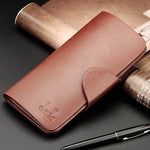 Mens PU Leather 18 Card Slots Long Wallet Card Holder