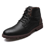 Mens Vintage Casual Flat Martin Boots