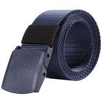 130CM Unisex Nylon Belt Plastic Buckle Outdoor Sport Belt For Men Women - MagCloset