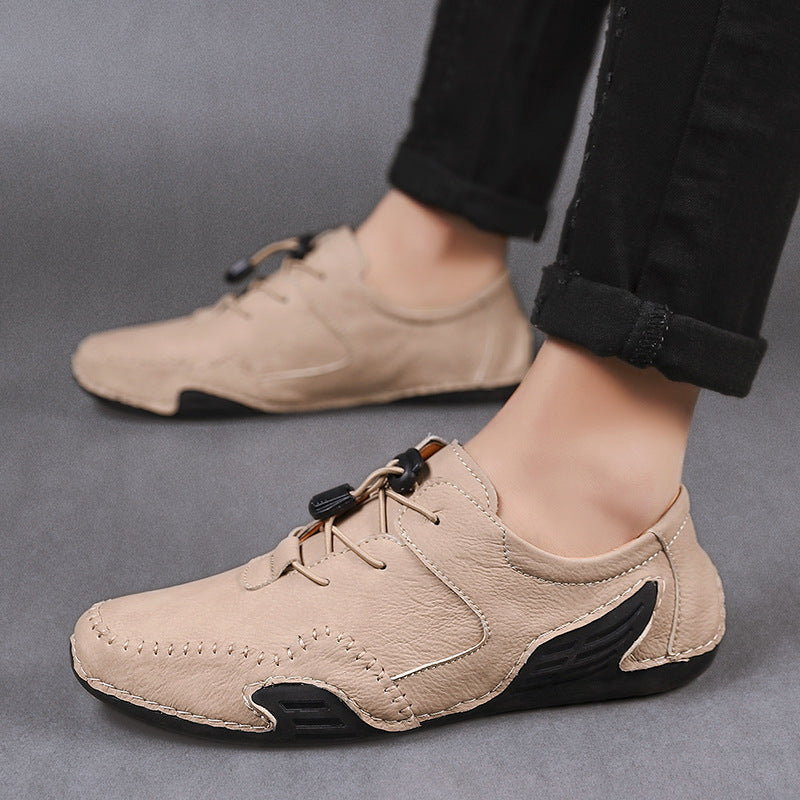 Casual Lace Up Leather Shoes for Men