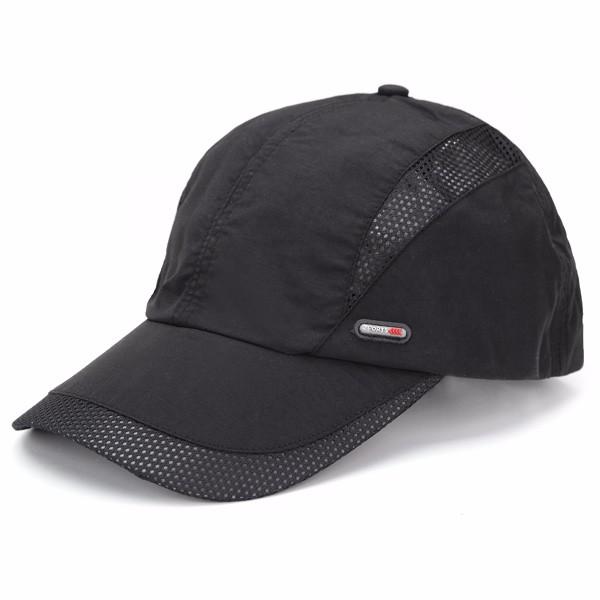 Men Hat Breathable Polyester Acrylic Outdoor Sports Quick-dry Golf Mesh Baseball Cap