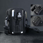Men Cellphone  Nylon Crossbody Bag Tool Tactical Outdoor Waist Bag - MagCloset