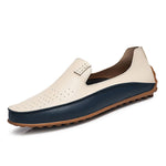 Men Outdoor Casual Round Toe Slip On Driving Shoes Breathable Flats Loafers