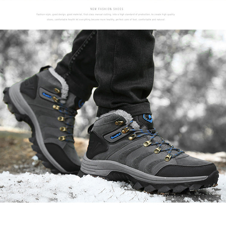 Winter Snow Boots Warm Plush Lace Up High Top Sneakers