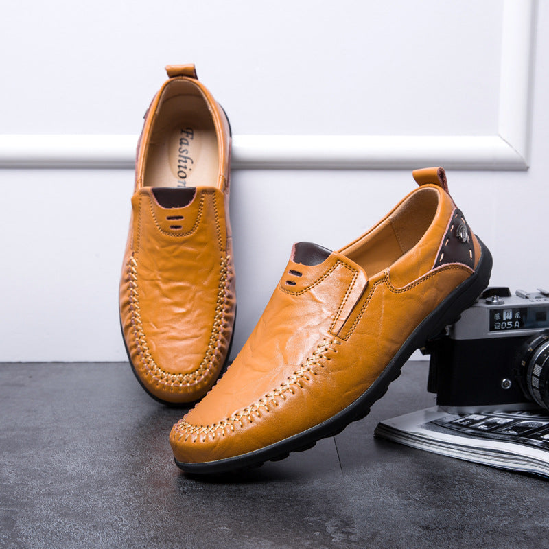New Fashion Men's Leather Casual Shoes – jackmoda