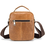 Bullcaptain® Genuine Leather Multi-function Casual Shoulder Crossbody Bag For Men