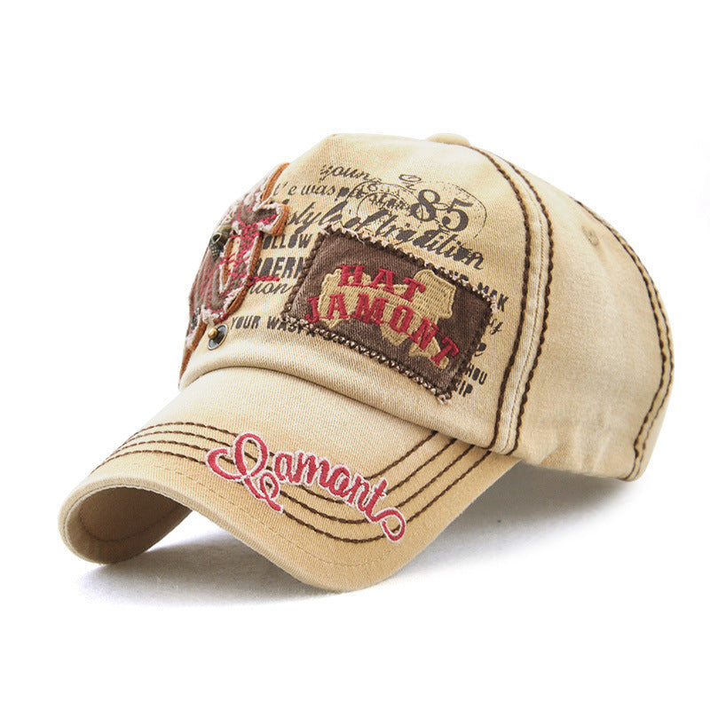 Mens Patch Embroidered Sunshade Snapback Hats Baseball Caps