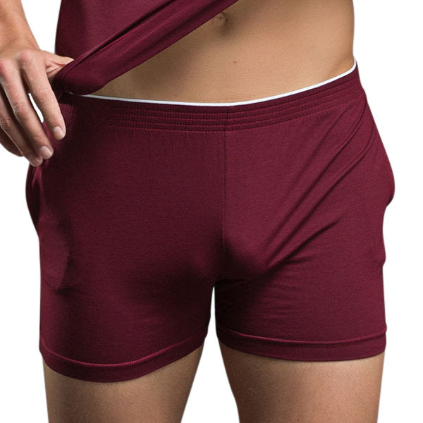 Arrow Pants Casual Sleep Antibacterial Bodybuilding Pockets Soft Underwear for Men
