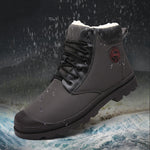 Waterproof Warm Fur Lace Up High Top Snow Boots
