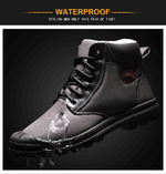 Waterproof Warm Fur Lace Up High Top Snow Boots