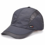 Men Hat Breathable Polyester Acrylic Outdoor Sports Quick-dry Golf Mesh Baseball Cap