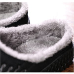 Winter Keep Warm Fur Lining Waterproof Non-Slip Slippers