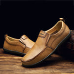 Men's Fashion Cowhide Breathable Casual Shoes