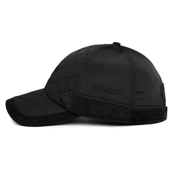 Men Women Corduroy Earflap Baseball Cap Adjustable Earmuffs Golf Outdoor Sports Hat - JackModa