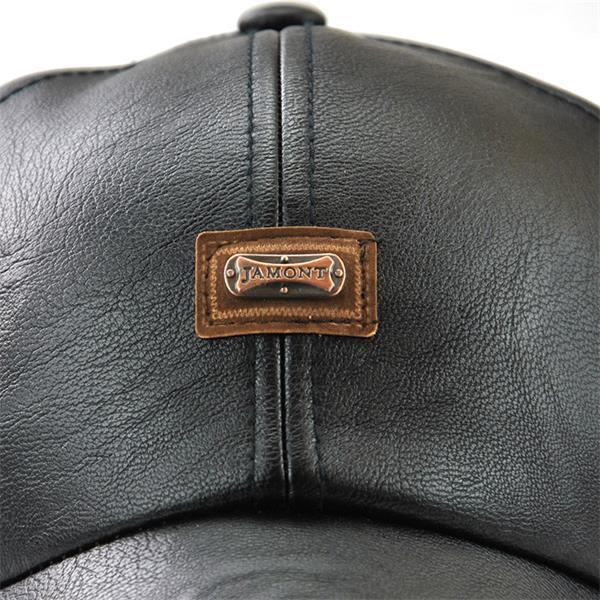 Men Vintage Leather Baseball Cap Outdoor Windproof Warm Hats
