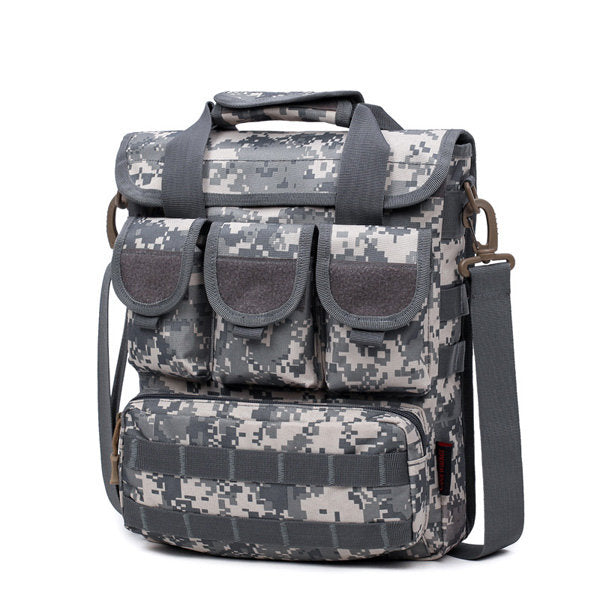 Men Tactical Bag Military Camo Shoulder Bag Outdoor Casual Handbag Hiking Sport Bag
