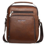 Casual Vintage PU Leather Messenger Bag Shoulder Crossbody Bag For Men
