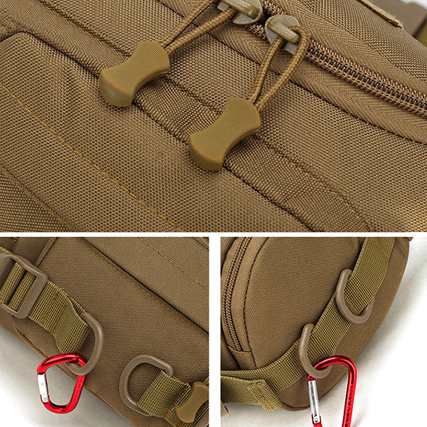 Nylon Outdoor Waterproof Tactical Sling Bag Chest Bag Waist Bag Crossbody Bag