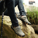 Genuine Leather Outdoor Sport Anti-Collision Toe Shoes