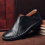 Genuine Leather Hand Stitching Casual Loafers