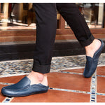 Two Ways of Wearing Genuine Leather Flat Loafers